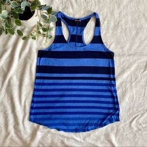 Express Blue stripped tank top